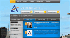 Desktop Screenshot of leadershipakron.org